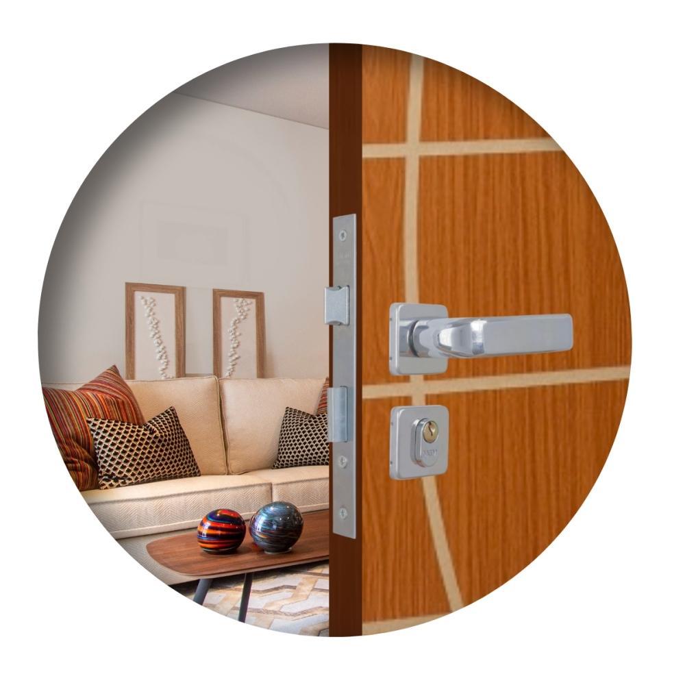 Kit 2 Fechadura Firenze Externo Alumínio 4cm MGM - 2