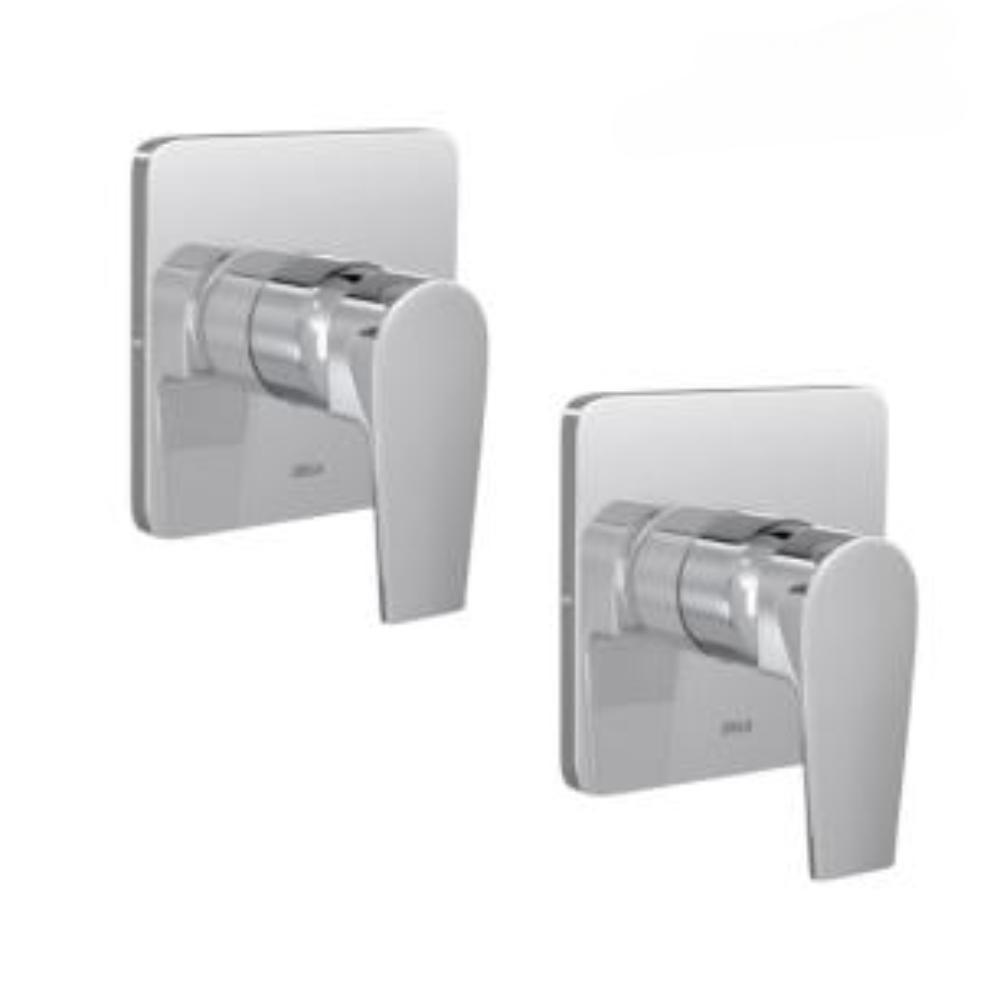 Kit 2 Acabamento Monocomando Para Chuveiro Level Alta E Baixa Pressão 4993 Cromado Deca - 1