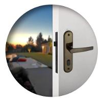 Kit 2 Fechaduras Interna 2 WC 2 Externa Espelho Pado Bronze - 2