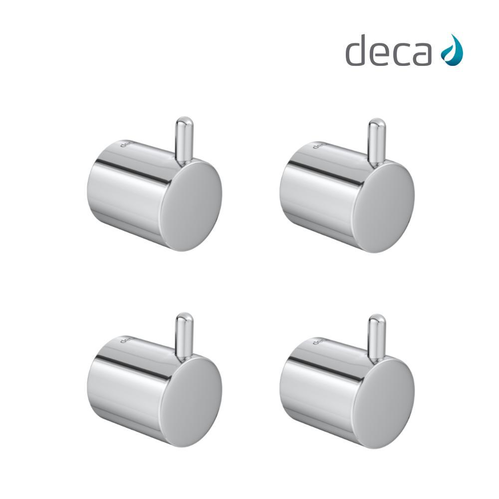Kit 4 Cabide Para Banheiro Flex 2060 Cromado Deca - 2