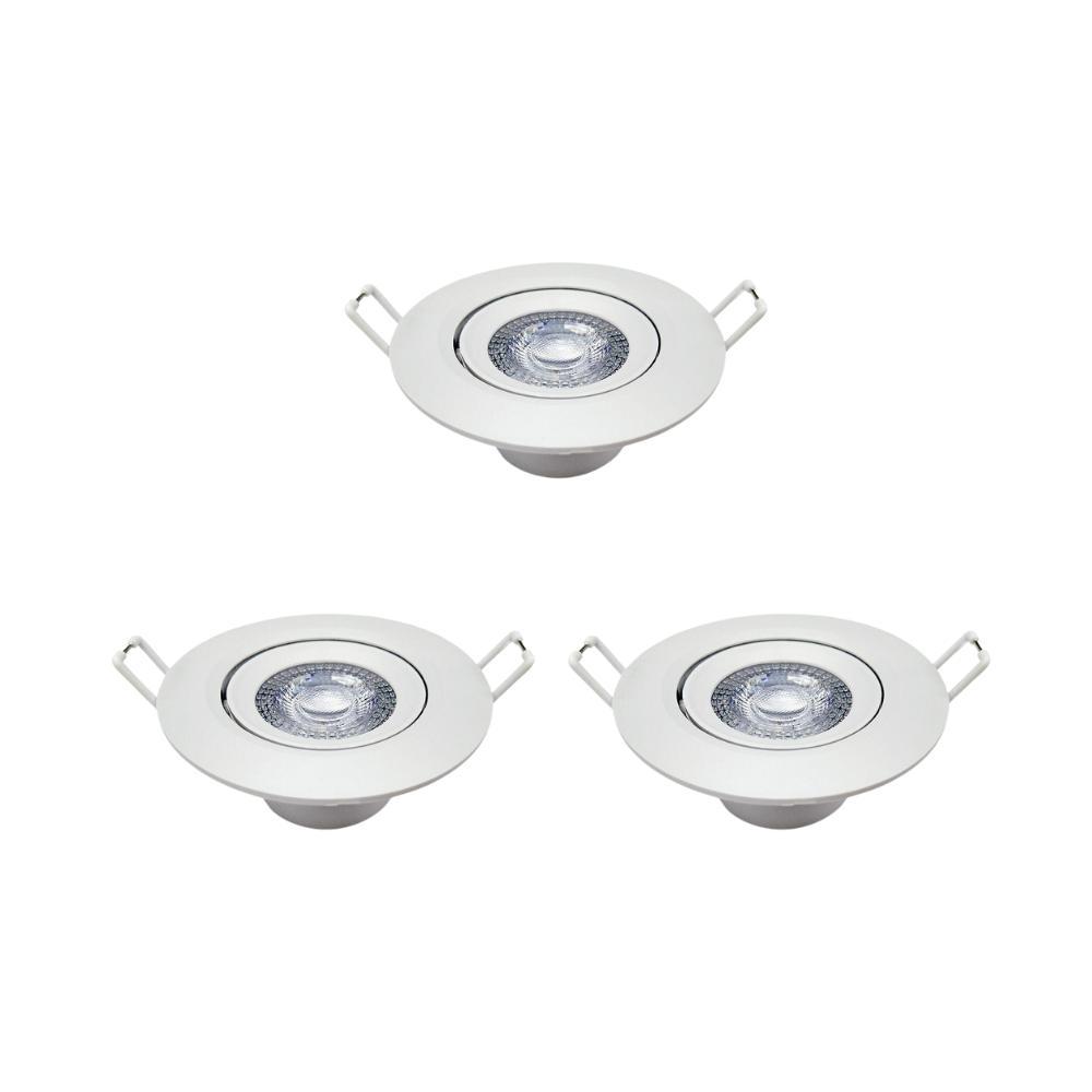 Kit 3 Luminária Red. Spot 7w 6500k Branco-frio Avant - 1