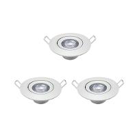 Kit 3 Luminária Red. Spot 7w 6500k Branco-frio Avant - 1