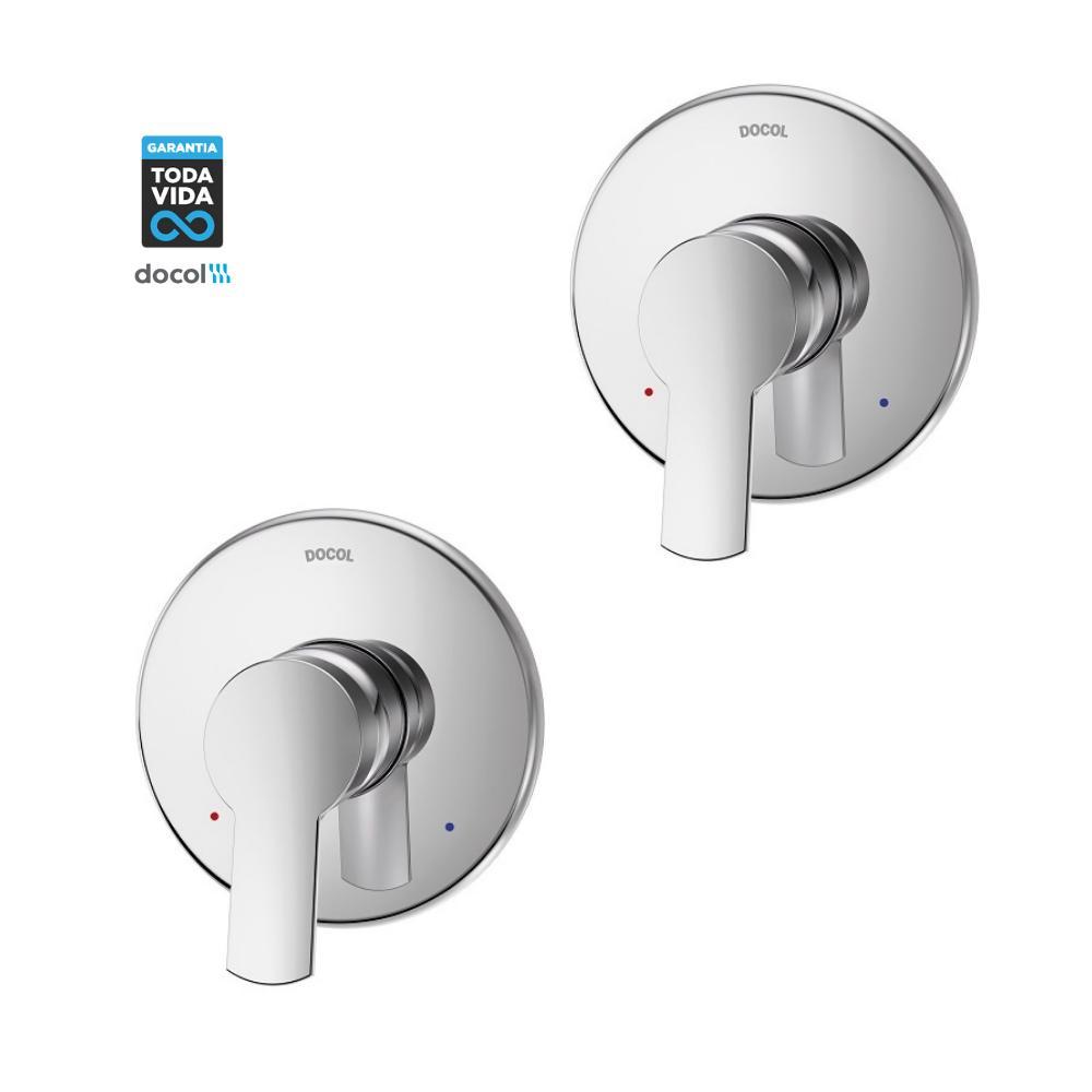 Kit 2 Acabamento Monocomando Para Chuveiro Chessem  Gali 3/4" Alta E Baixa Pressão Docol - 2