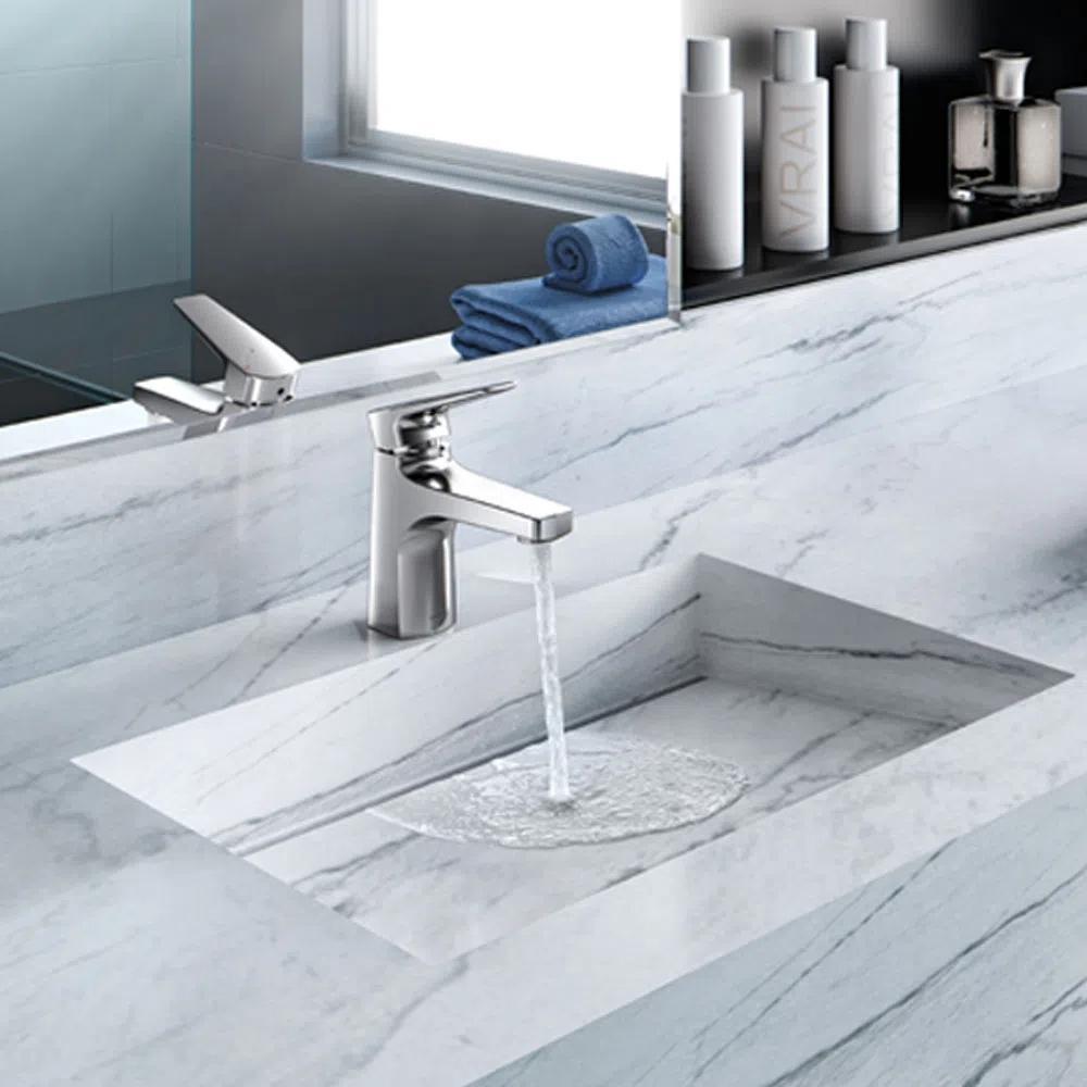 Kit 2 Misturador Monocomando Para Lavatório De Mesa Lift Bica Baixa Cromado Docol - 3