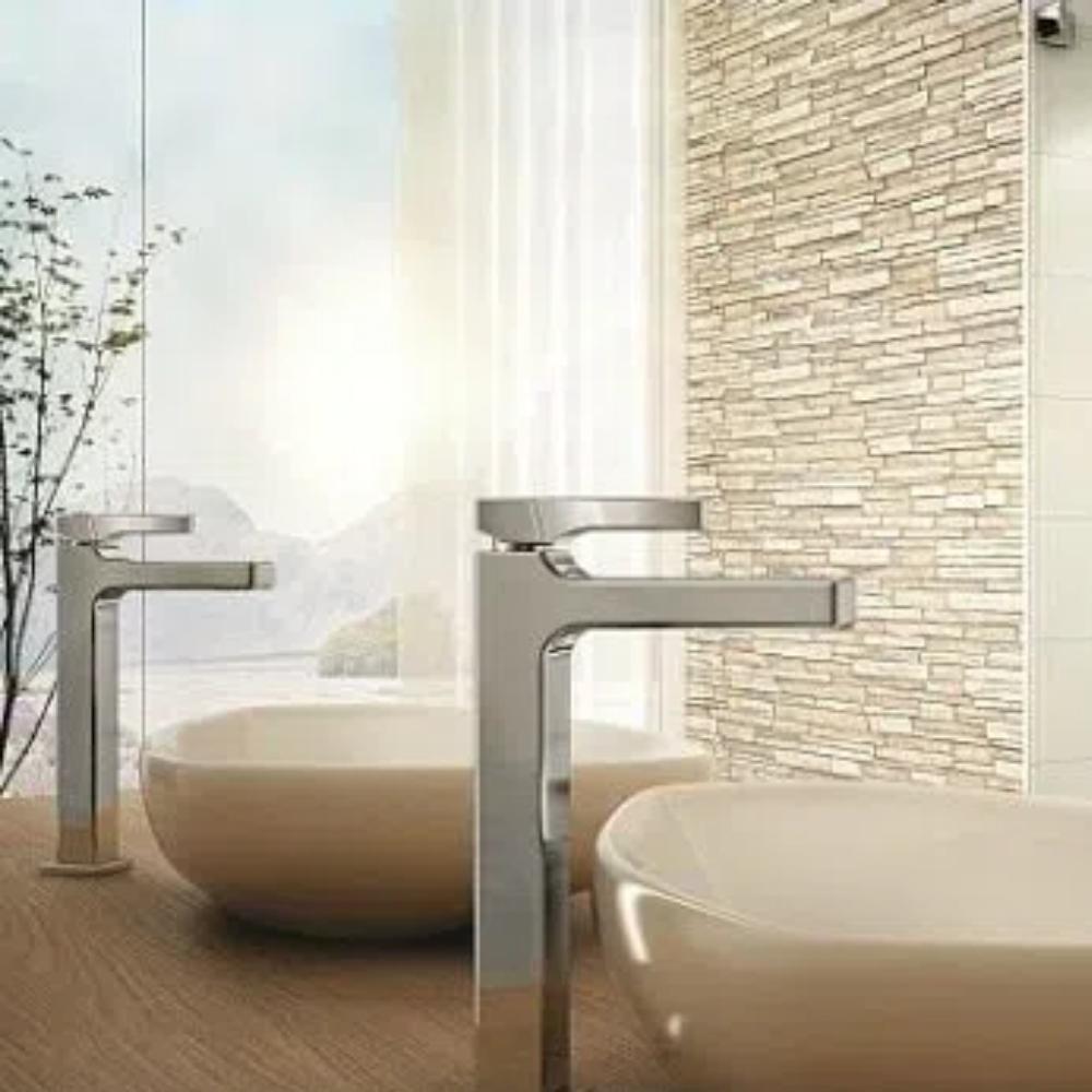 Kit 3 Misturador Monocomando Para Lavatório De Mesa Lift Bica Alta Cromado Docol - 2