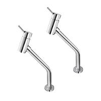 Kit 2 Misturador Monocomando Para Lavatório De Mesa Loggica Bica Alta Cromado Docol - 1