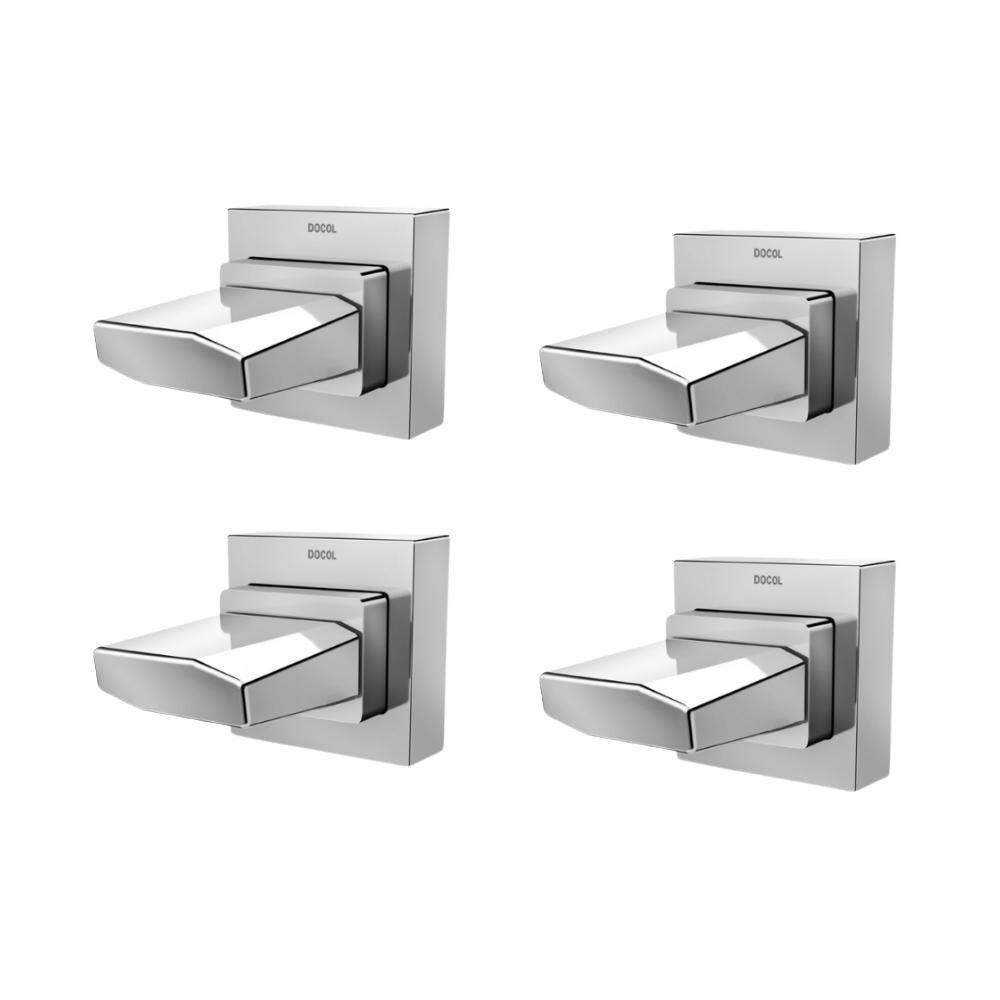 Kit 4 Acabamento Para Registro Docolbase Next 1/2" 3/4" 1" Cromado Docol - 1