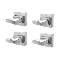 Kit 4 Acabamento Para Registro Docolbase Next 1/2" 3/4" 1" Cromado Docol - 1