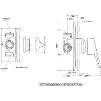 Kit Base Misturador para Chuveiro e Acabamento Monocomando Nexus 3/4' Docol - 5