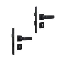 Kit 2 Fechadura Firenze Interna Preto Fosco 4cm MGM - 1