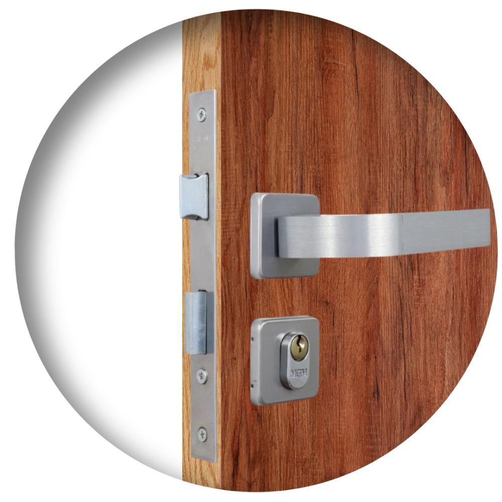 Kit 3 Fechaduras Roseta Módena Alumínio Externa MGM - 4