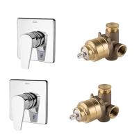 Kit 2 Base Misturador Para Chuveiro com Acabamento Monocomando 3/4 Lift Docol - 1