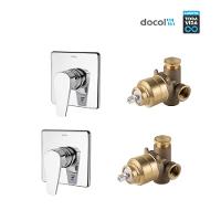 Kit 2 Base Misturador Para Chuveiro com Acabamento Monocomando 3/4 Lift Docol - 2