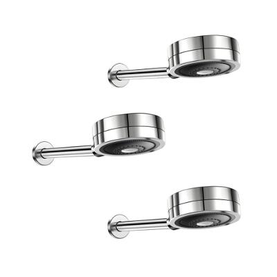 Kit 3 Chuveiro Ducha Fria Redondo De Parede Novo Technoshower Cromado Docol