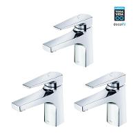 Kit 3 Misturador Monocomando Para Lavatório De Mesa Lift Bica Baixa Cromado Docol - 2