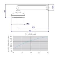 Kit 3 Chuveiro De Parede Redondo Acqua Plus Com Tubo 1990 Cromada Deca - 7