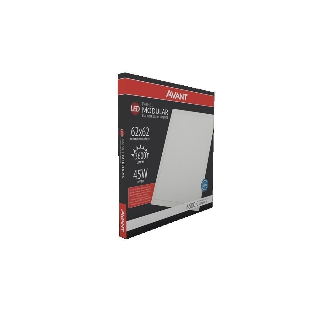 Kit 4 Painel Modular LED Plafon Embutir 45W Branco Frio - 4