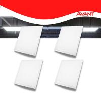 Kit 4 Painel Modular LED Plafon Embutir 45W Branco Frio - 1