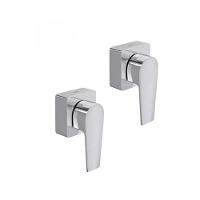 Kit 2 Acabamento Para Registro De Gaveta Level 1/2" 3/4" 1"4900 Cromada Deca - 1