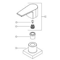 Kit 2 Acabamento Para Registro De Gaveta Level 1/2" 3/4" 1"4900 Cromada Deca - 6