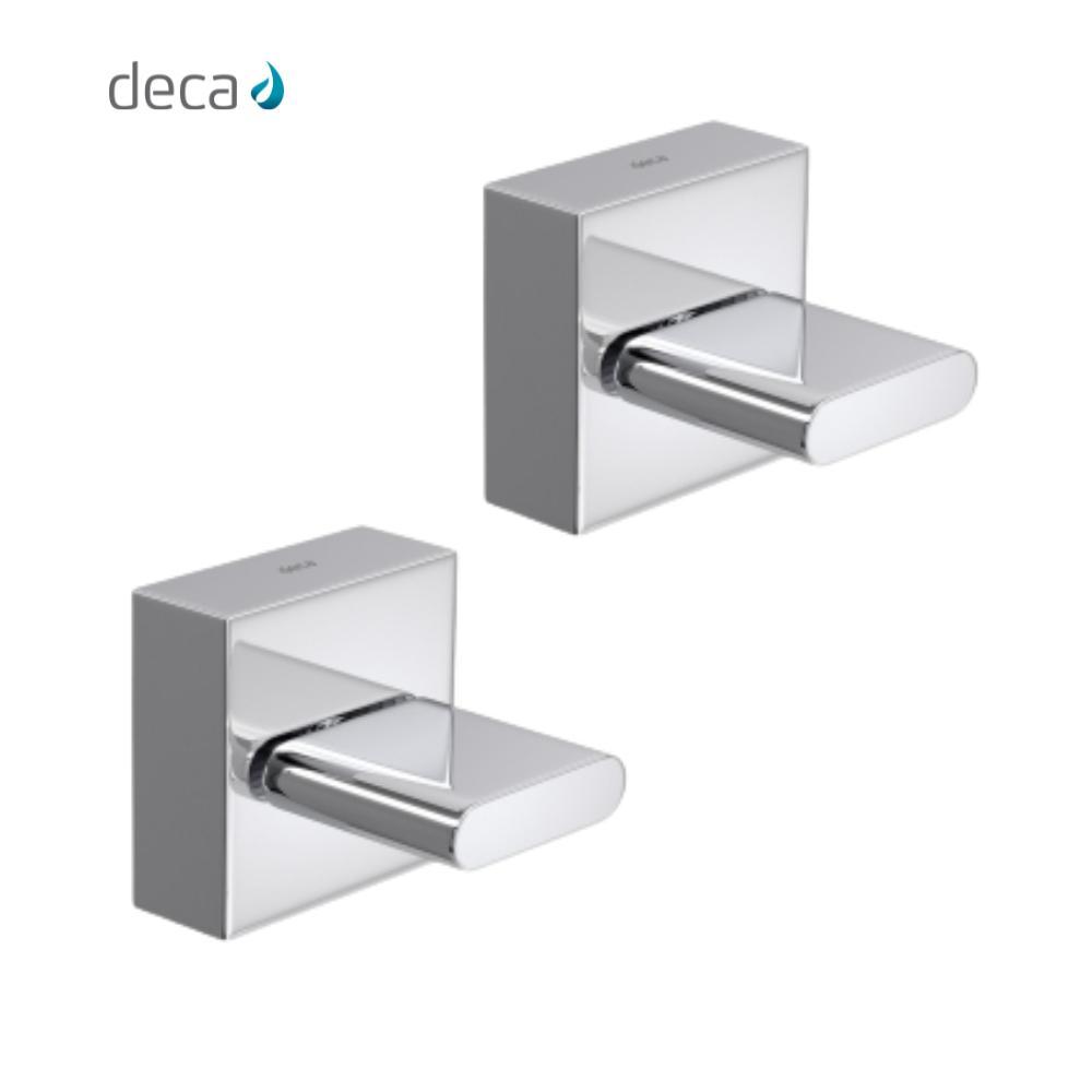 Kit 2 Acabamento Para Registro De Gaveta Polo 1/2" 3/4" 1" 4900 Cromado Deca - 2