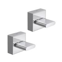 Kit 2 Acabamento Para Registro De Gaveta Polo 1/2" 3/4" 1" 4900 Cromado Deca - 1