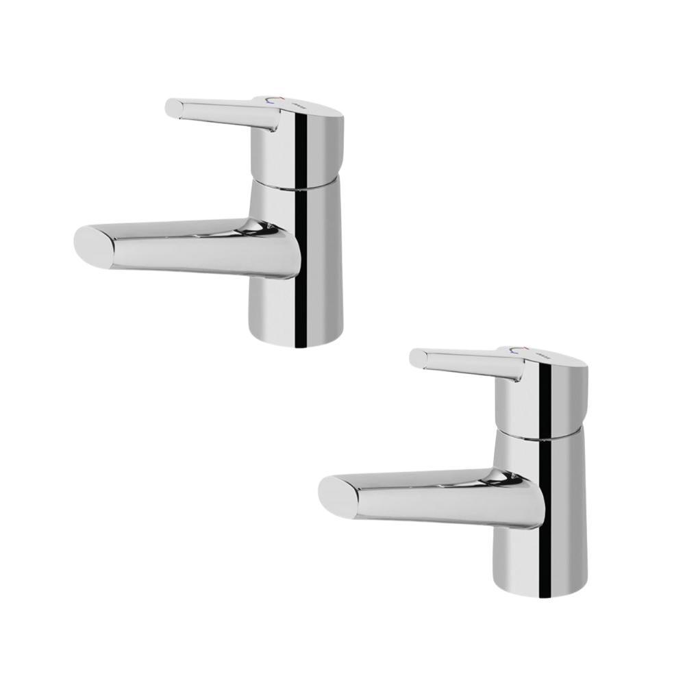 Kit 2 Misturador Monocomando Para Lavatório De Mesa Nexus Bica Baixa Cromada Docol - 1