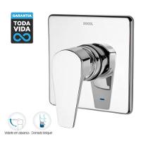 Kit 2 Acabamento Monocomando Para Chuveiro Lift 3/4" Alta E Baixa Pressão Cromado Docol