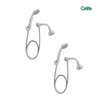 Kit 2 Chuveiro Redondo Com Ducha Smart Cromado Celite - 1