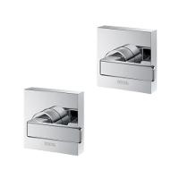 Kit 2 Acabamento Para Registro Docolbase Stillo 1/2" 3/4" 1" Cromado Docol - 1