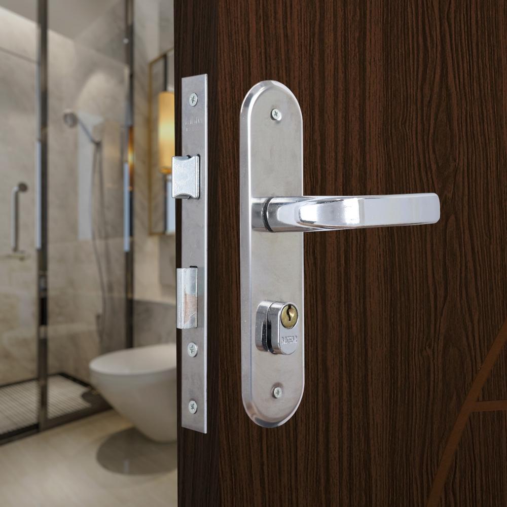 Kit 3 Fechaduras Stilo Alavanca Cromado Externa MGM - 4