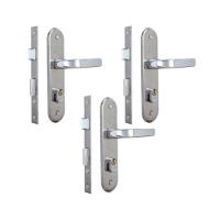 Kit 3 Fechaduras Stilo Alavanca Cromado Externa MGM - 1