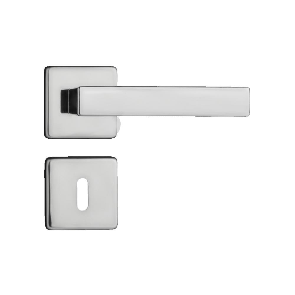 Kit 2 Fechaduras Interna e 1 WC Quad Concept Pado Cromado - 3