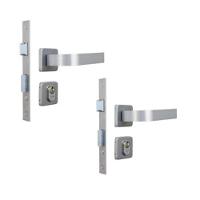 Kit 2 Fechaduras Roseta Módena Alumínio Externa MGM - 1