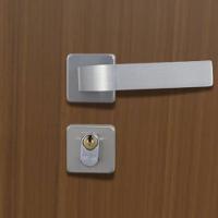 Kit 2 Fechaduras Roseta Módena Alumínio Externa MGM - 3