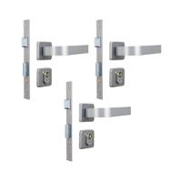 Kit 3 Fechaduras Roseta Módena Alumínio Interna MGM - 1