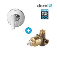 Kit Base Deca Misturador para Chuveiro e Acabamento Monocomando Gali Docol - 1