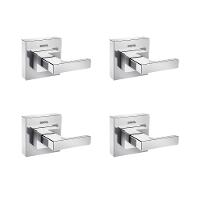 Kit 4 Acabamento Para Registro Docolbase Breezy 1/2" 3/4" 1" Cromado Docol - 1