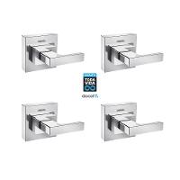 Kit 4 Acabamento Para Registro Docolbase Breezy 1/2" 3/4" 1" Cromado Docol - 2