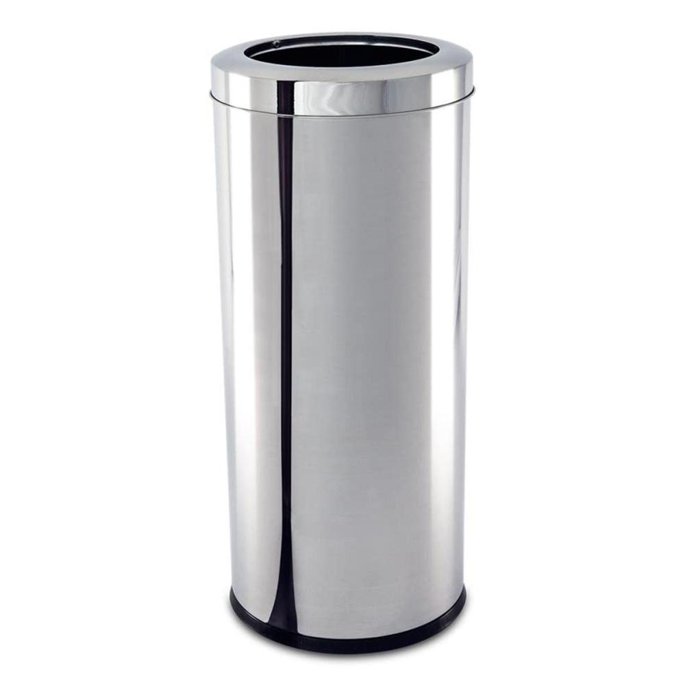 Lixeira Com Aro Inox 28 Litros Brinox 25x60 cm - 1