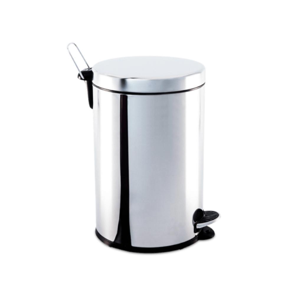Lixeira Inox Com Pedal e Balde 5 Litros Brinox  - 1