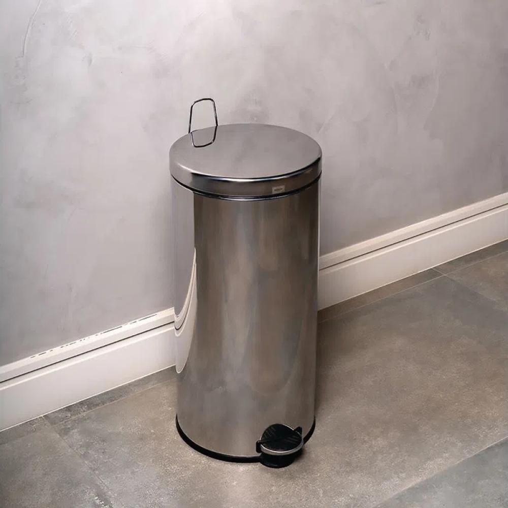 Lixeira Com Pedal e Balde Inox 30 Litros Brinox - 2