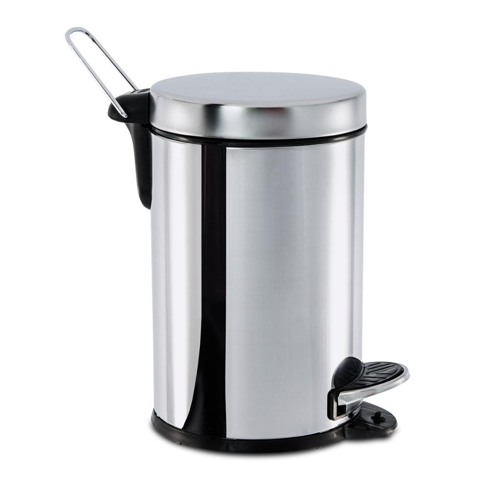 Lixeira Com Pedal e Balde Inox 3 Litros Brinox - 1