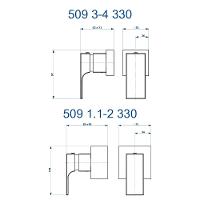 Acabamento Para Registro  Base Deca Retta  Cromado Fani - 2