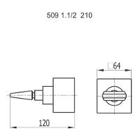 Acabamento Para Registro 1.1/2" Prima 509 Preto Fosco Fani  - 2