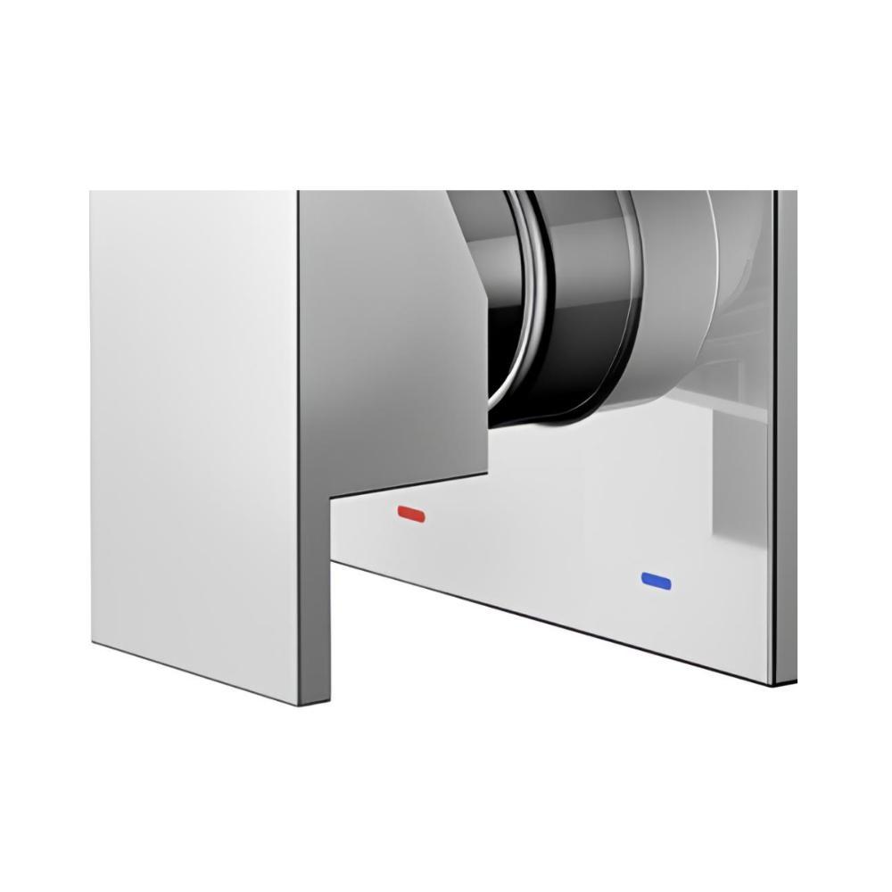 Acabamento Monocomando Para Chuveiro E Ducha Higiênica Alta Pressão New Edge 1/2" Cromado Docol - 4