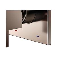 Acabamento Monocomando Para Chuveiro 3/4" Cobre Escovado Docol - 4