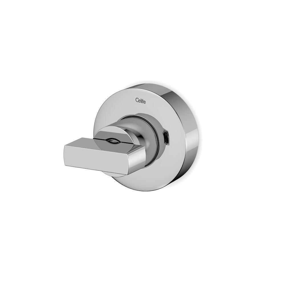 Acabamento de Registro Base 1/2 3/4 1 Flow Cromado Celite - 1