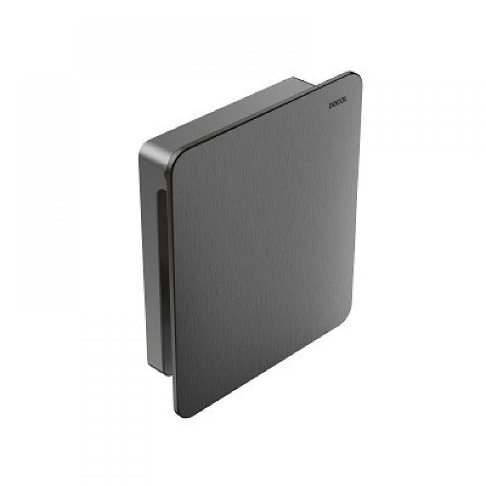 Acabamento Para Válvula De Descarga Flat Grafite Escovado Docol - 1