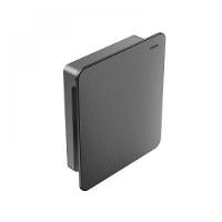 Acabamento Para Válvula De Descarga Flat Grafite Escovado Docol - 1